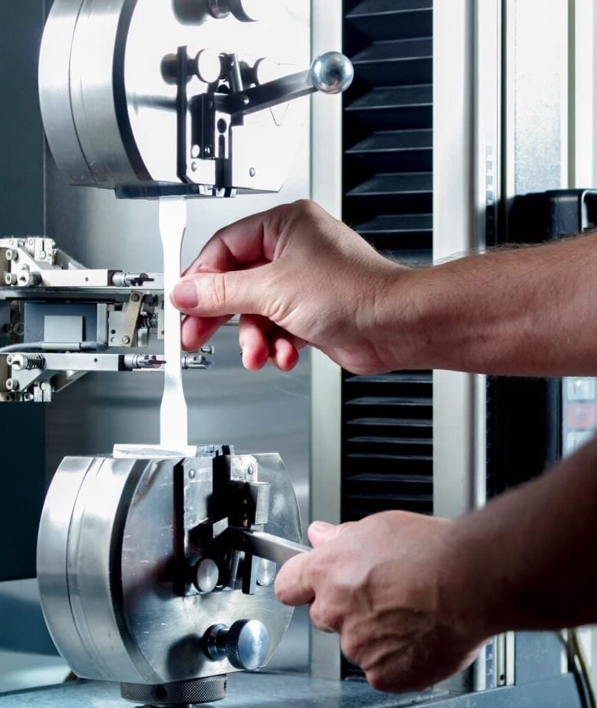 Quality control tensile testing
