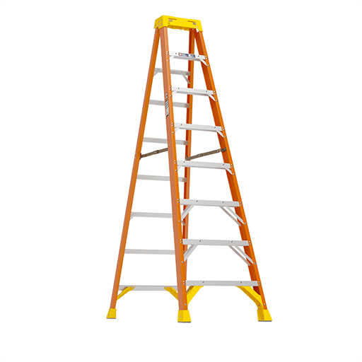 Fiberglass Double-Sided Ladders